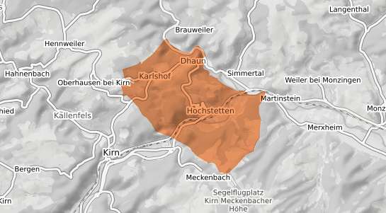 Mietspiegelkarte Hochstetten Dhaun Hochstetten